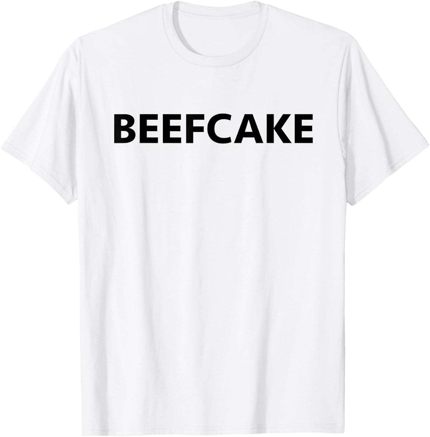 Beefcake Gym Workout Muscle T Shirt T-Shirt - T-Shirt | White