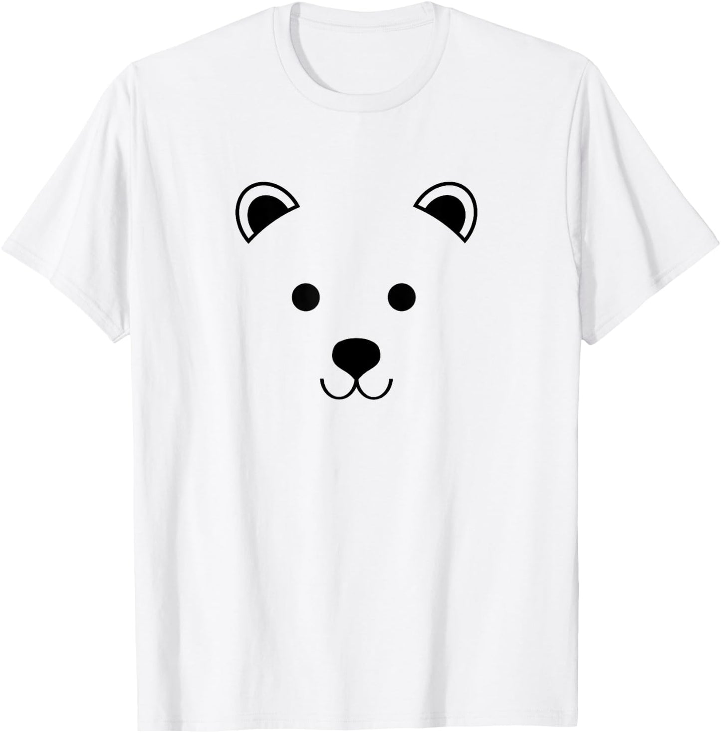 Animal Lover Baby Bear Face Cute Polar Bears Animals T-Shirt - T-Shirt | White