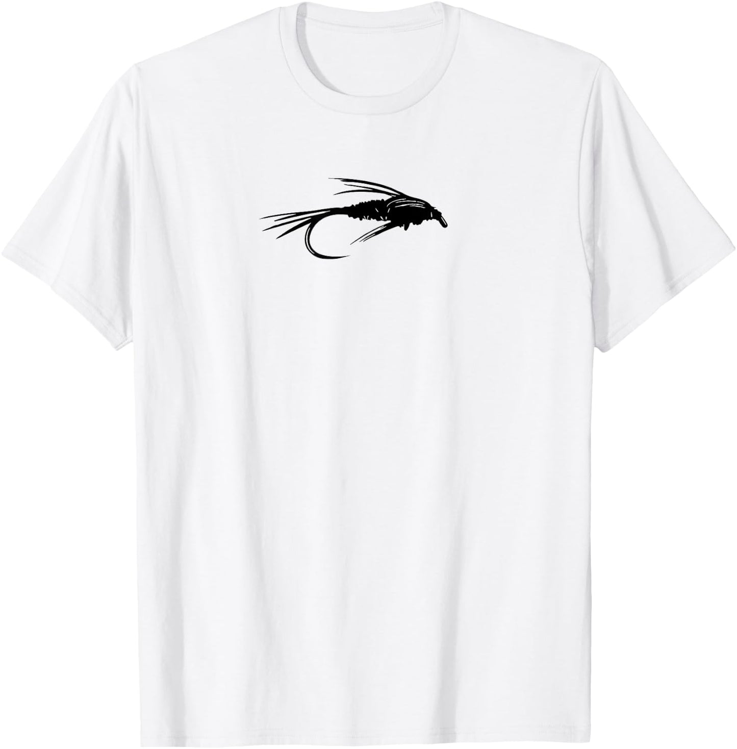 Pheasant Tail Nymph Emerger Fly Fishing Fly Gift T-Shirt - T-Shirt | White