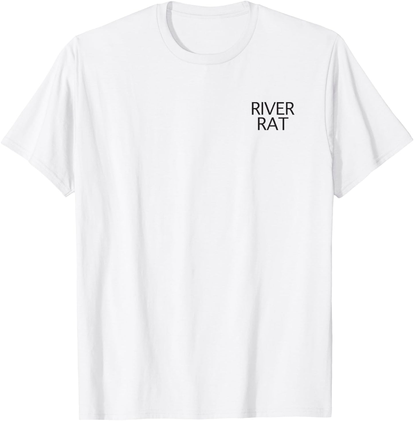 River Rat Pocket Print Summer Vacation Men Women Girls Kids T-Shirt - T-Shirt | White