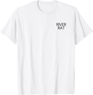 River Rat Pocket Print Summer Vacation Men Women Girls Kids T-Shirt - T-Shirt | White