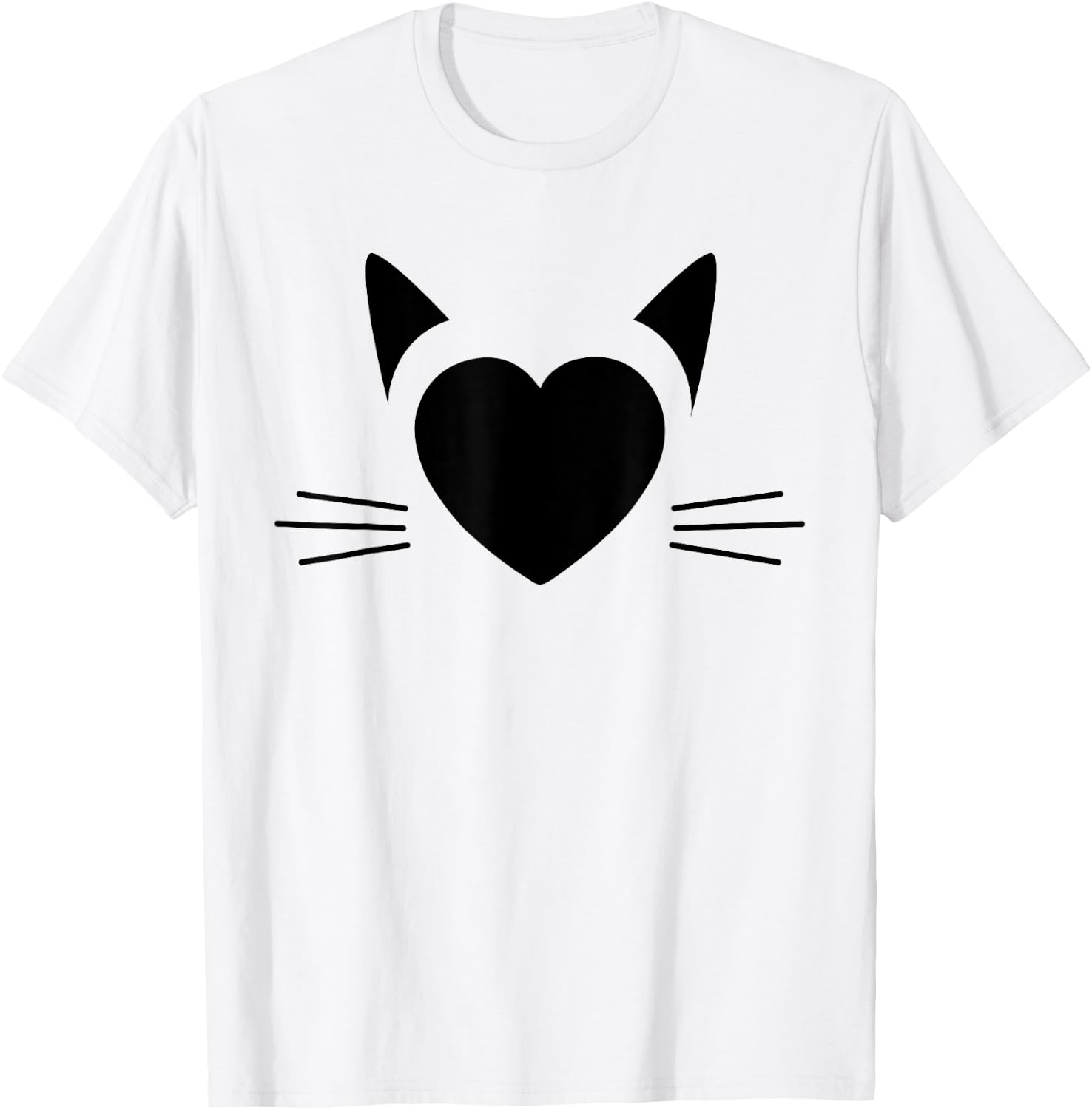 Siamese Cat. Thai, Siamese, Black Cats Lovers T-Shirt - T-Shirt | White