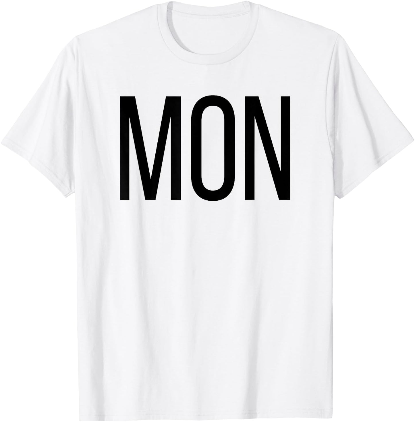 Monday Days of the Week , Costume, Shark Set T-Shirt - T-Shirt | White