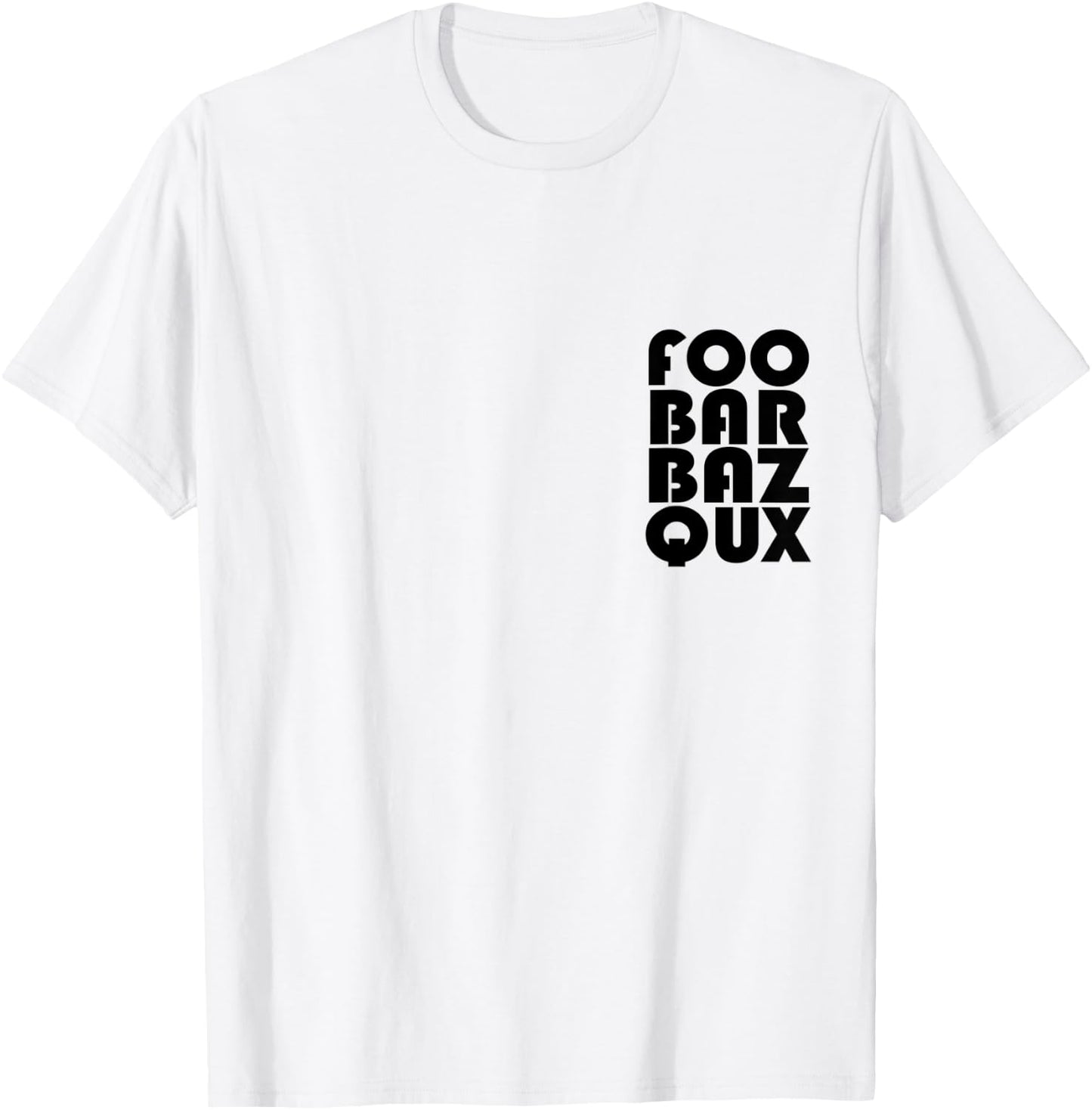Foo Bar Software Developer Engineer Conference T-Shirt - T-Shirt | White