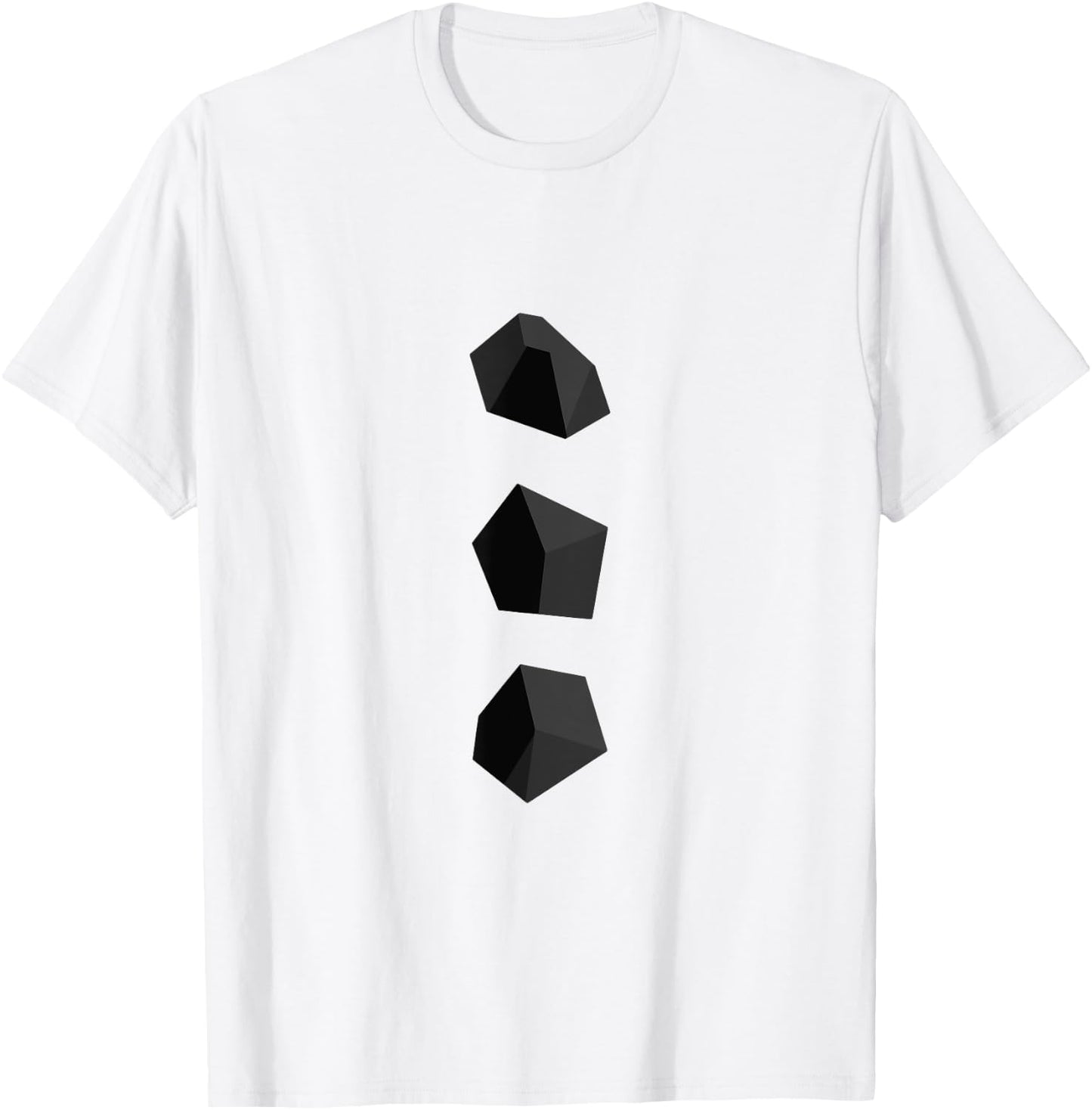 Snowman Coal Buttons Costume Christmas T-Shirt - T-Shirt | White