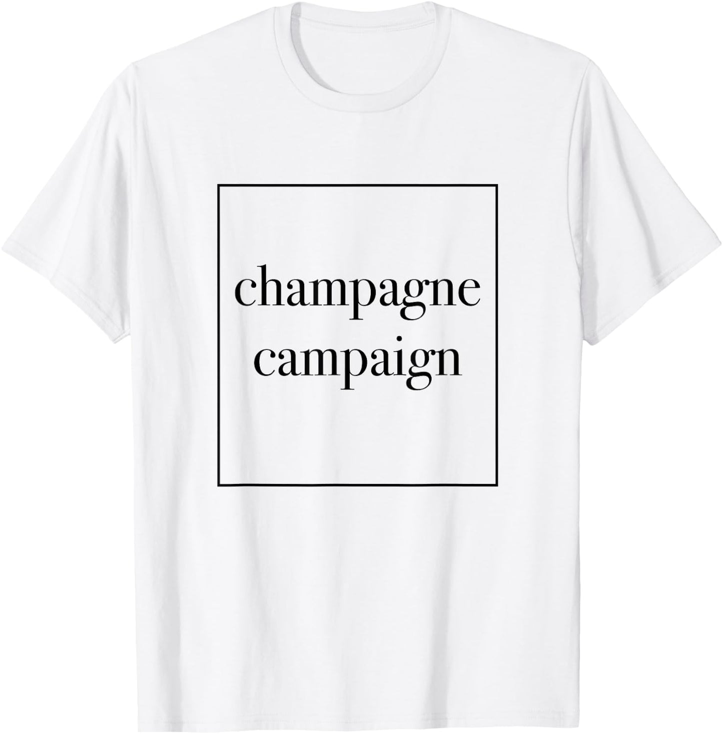 Champagne Campaign Bachelorette Bridal Party T-Shirt - T-Shirt | White