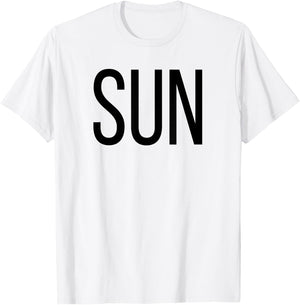 Sunday Days of the Week , Costume, Shark Set T-Shirt - T-Shirt | White