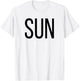 Sunday Days of the Week , Costume, Shark Set T-Shirt - T-Shirt | White