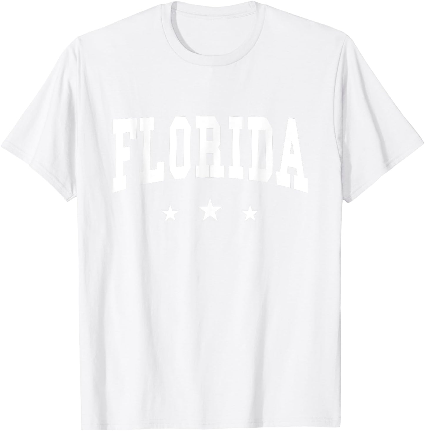Florida - Preppy Varsity Pink - Throwback Design - Classic T-Shirt - T-Shirt | White