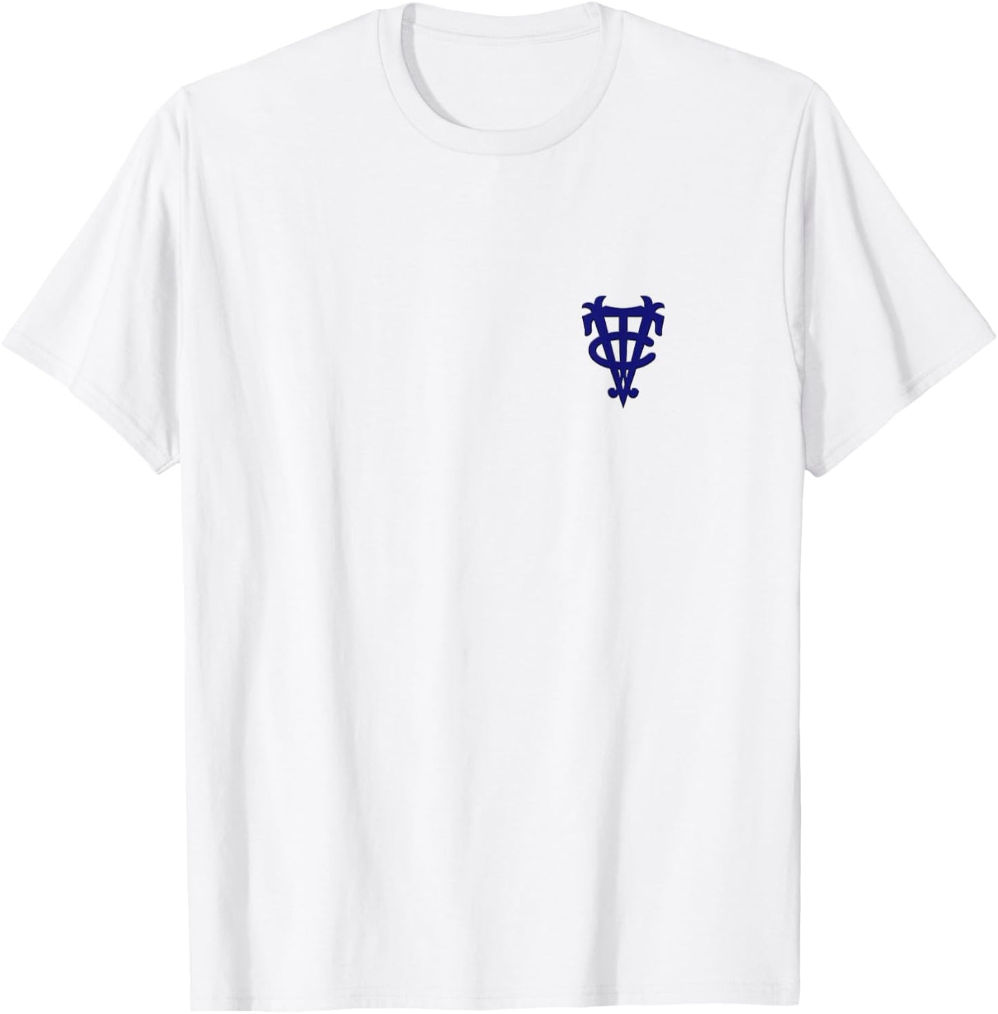 Vedado Tennis Club - blue letters T-Shirt - T-Shirt | White
