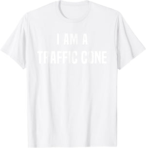 Traffic Cone Costume Easy Simple Halloween Costumes T-Shirt - T-Shirt | White