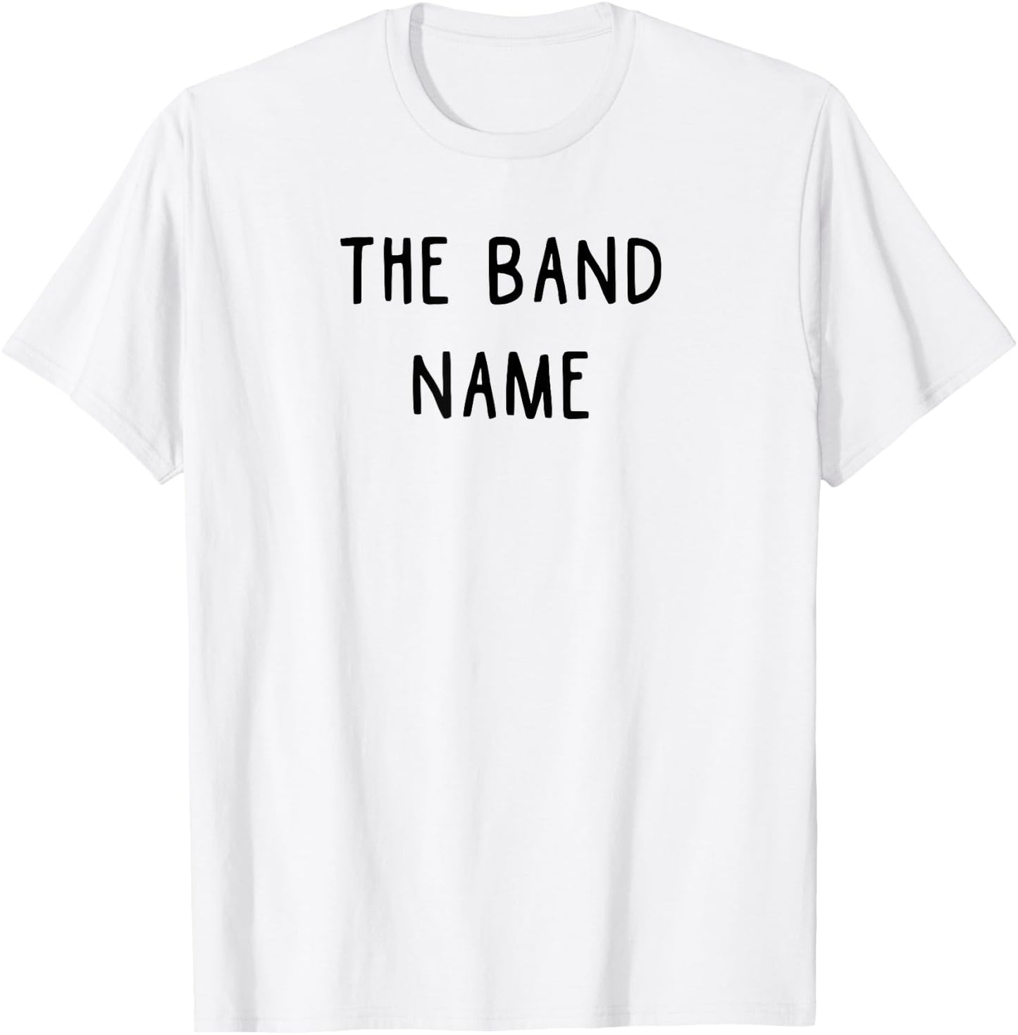 The band name T-Shirt - T-Shirt | White