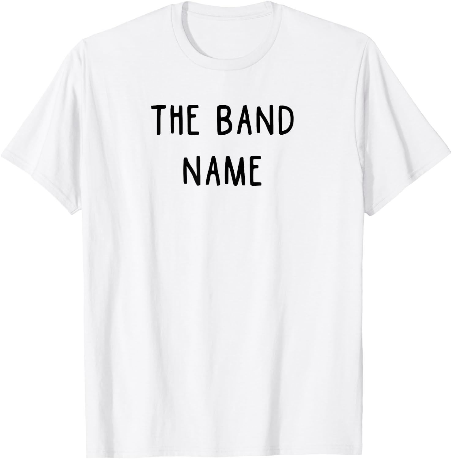 The band name T-Shirt - T-Shirt | White