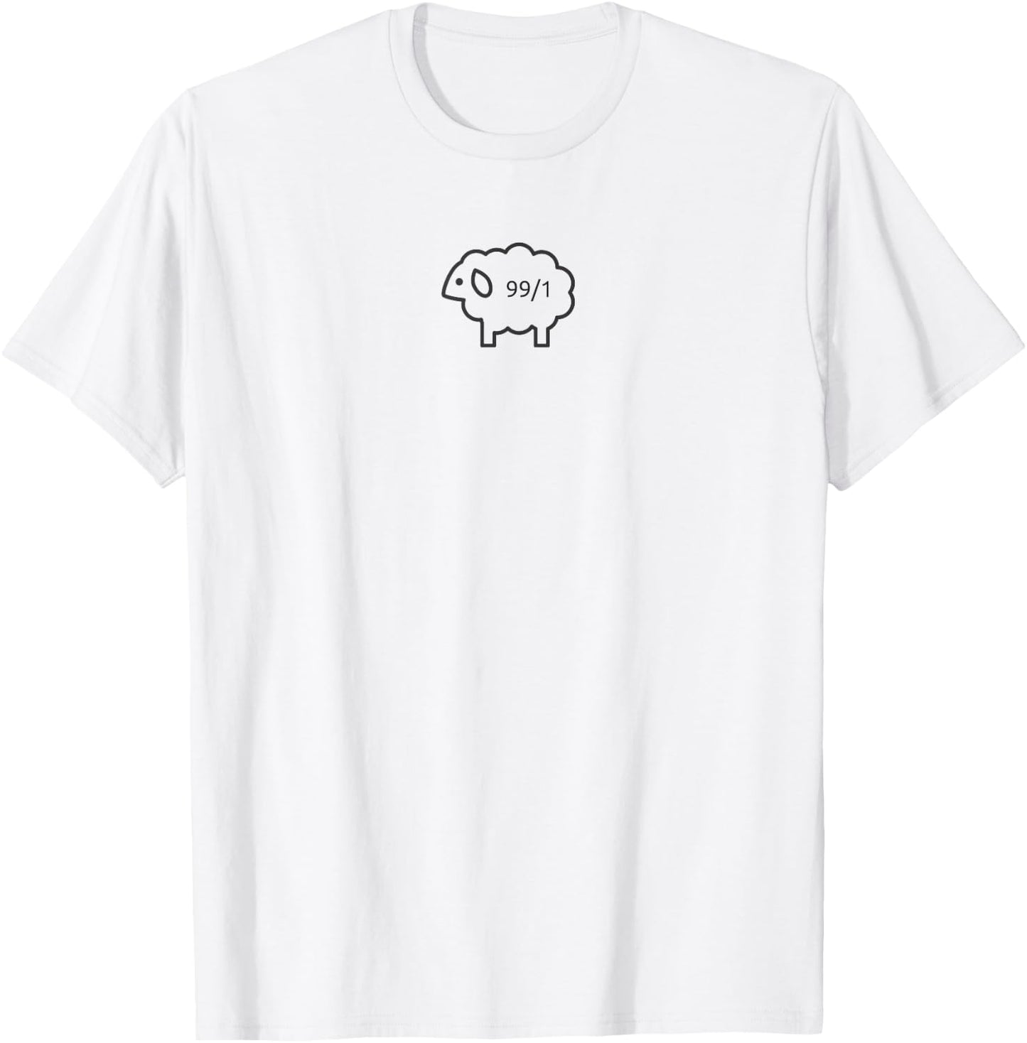 Lost Sheep - He Leaves the 99 for the 1 - Christian Gift T-Shirt - T-Shirt | White
