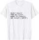 Sql Code In White- Funny Programmer Shirt T-Shirt - T-Shirt | White