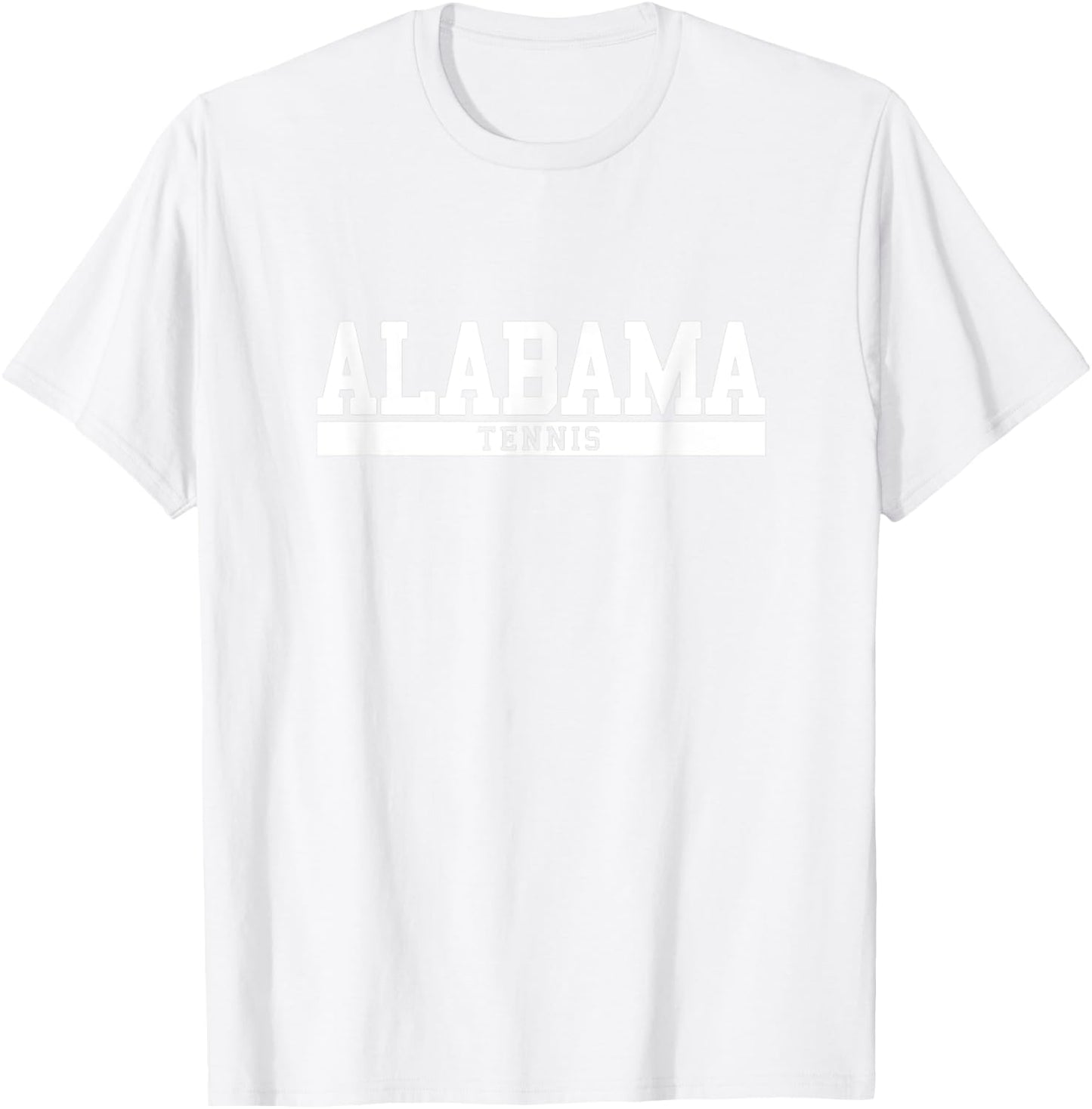 Alabama Tennis T-Shirt - T-Shirt | White