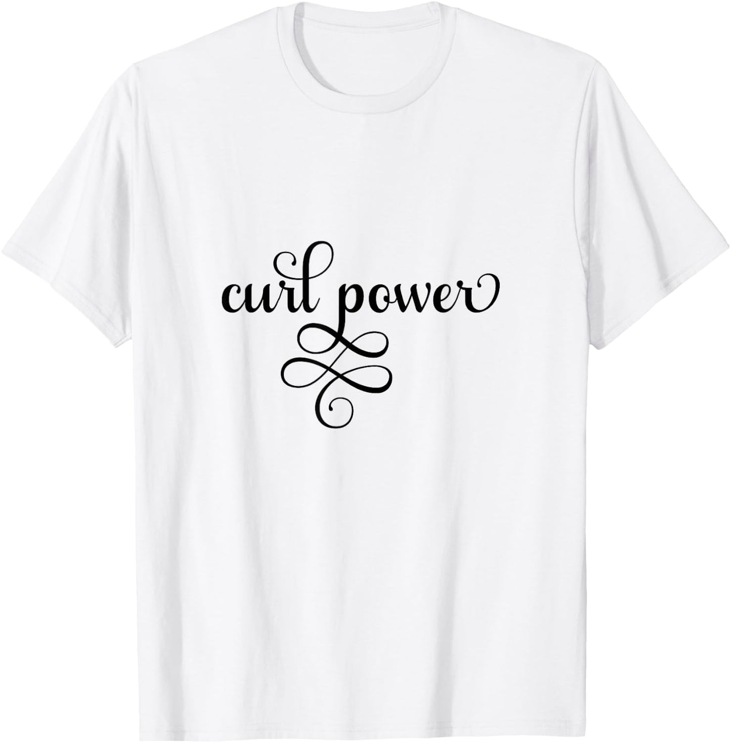 Curl Power Curly Hair Pride T-Shirt - T-Shirt | White