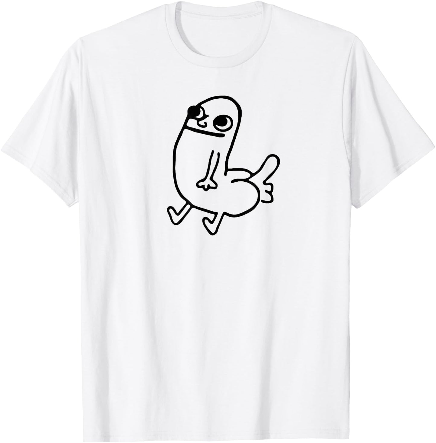 Dickbutt Meme Shirt T-Shirt - T-Shirt | White