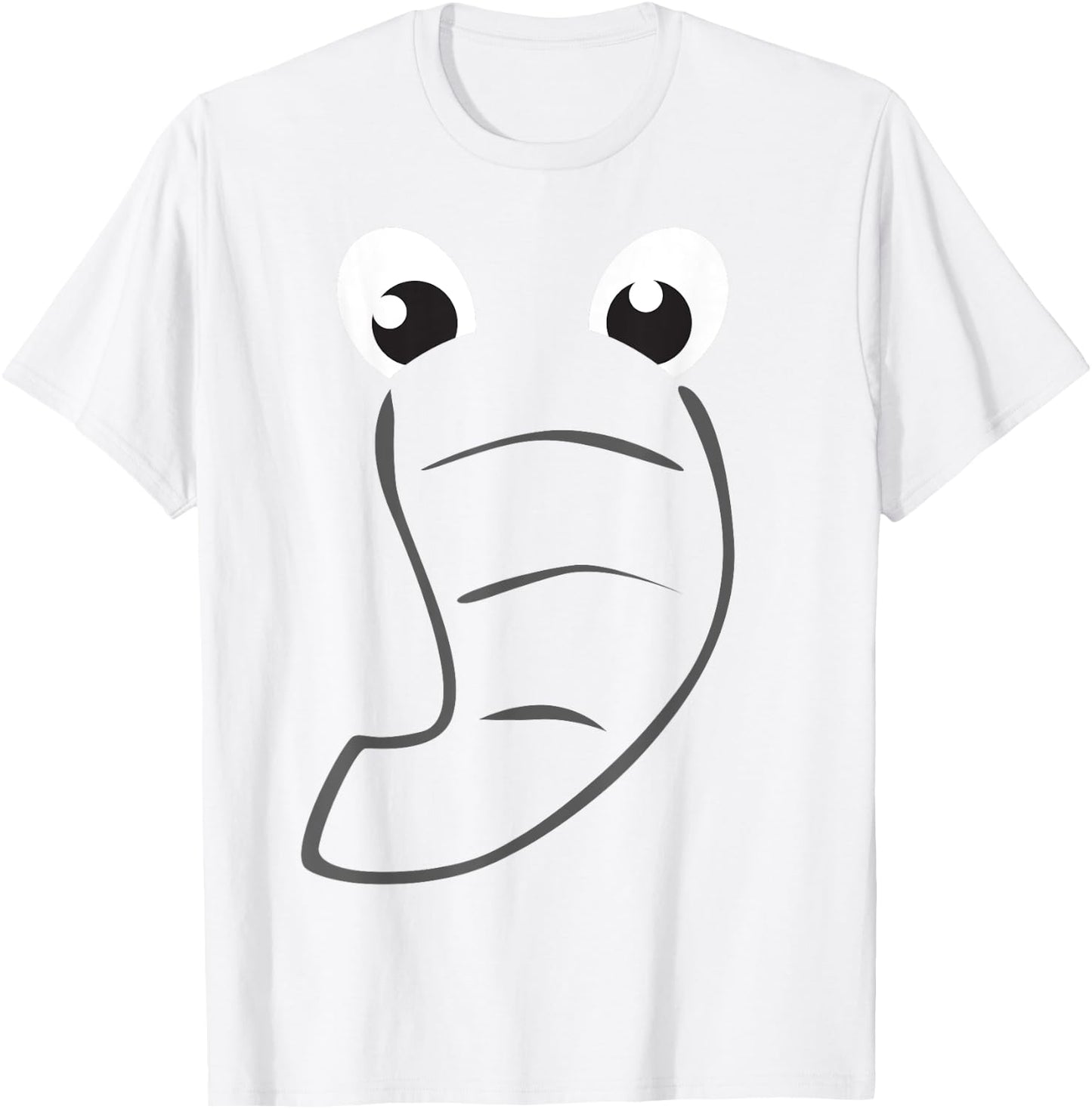 Elephant Face Cute Kids Halloween Costume Animal Gift T-Shirt - T-Shirt | White