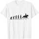Dressage Horse Equitation Evolution T-Shirt - T-Shirt | White