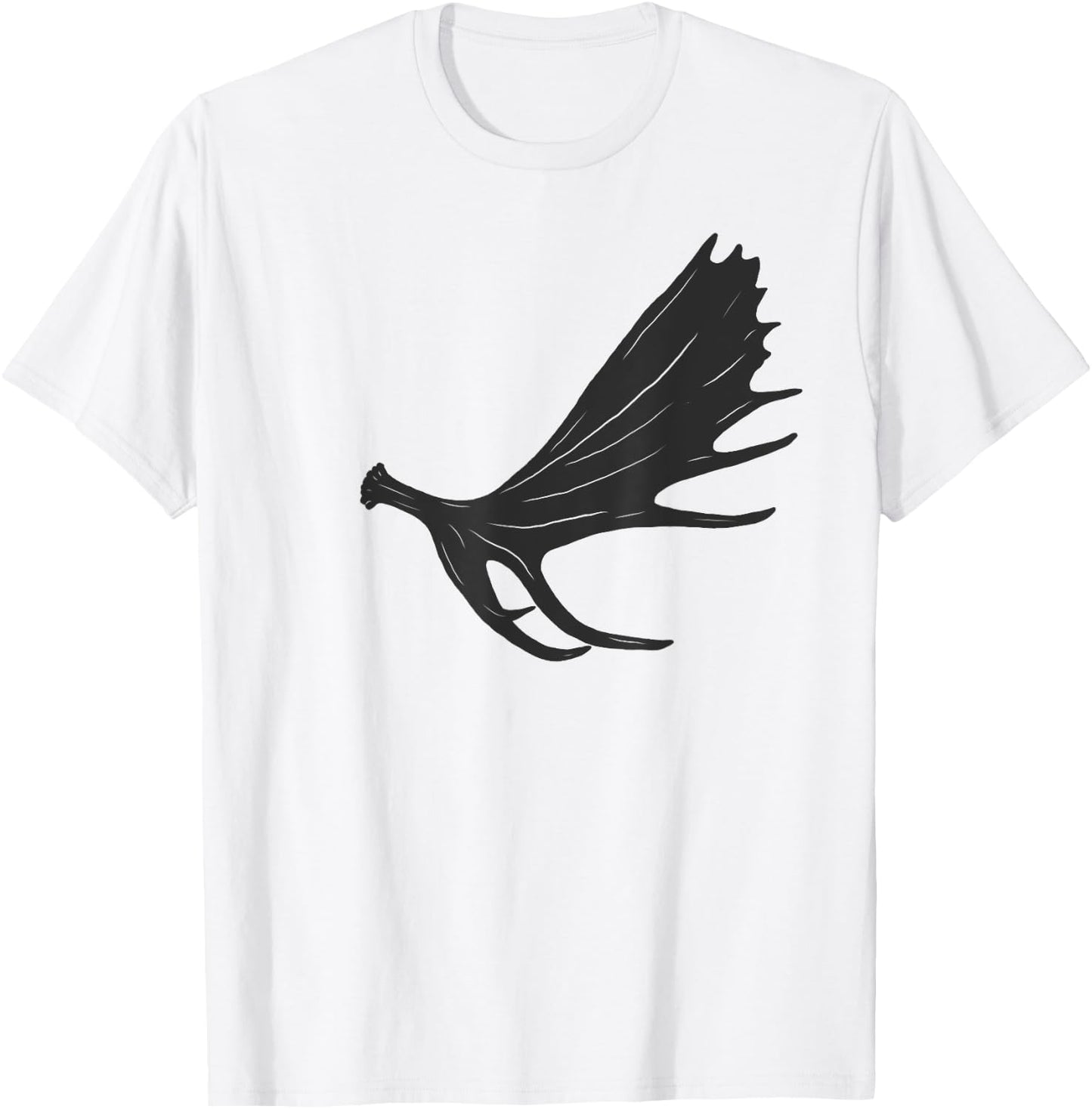 Moose Shed Antler ; Horn Hunter Moose Shirt Men Women T-Shirt - T-Shirt | White