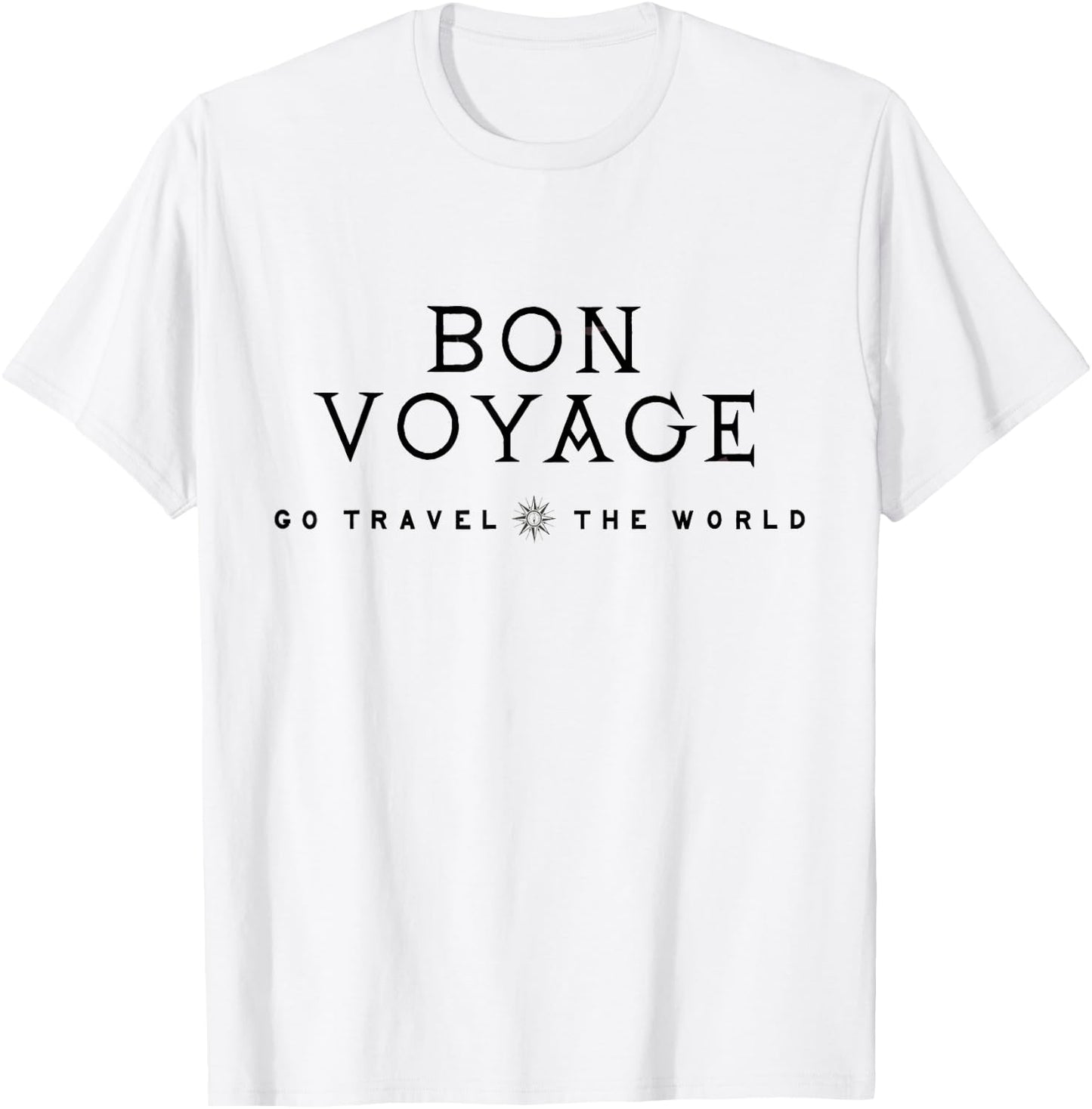 Bon Voyage Shirt Go Travel The World Women T-Shirt - T-Shirt | White