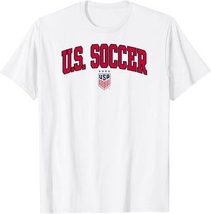 U.S. Soccer Arch Over White USWNT Officially Licensed T-Shirt - T-Shirt | White