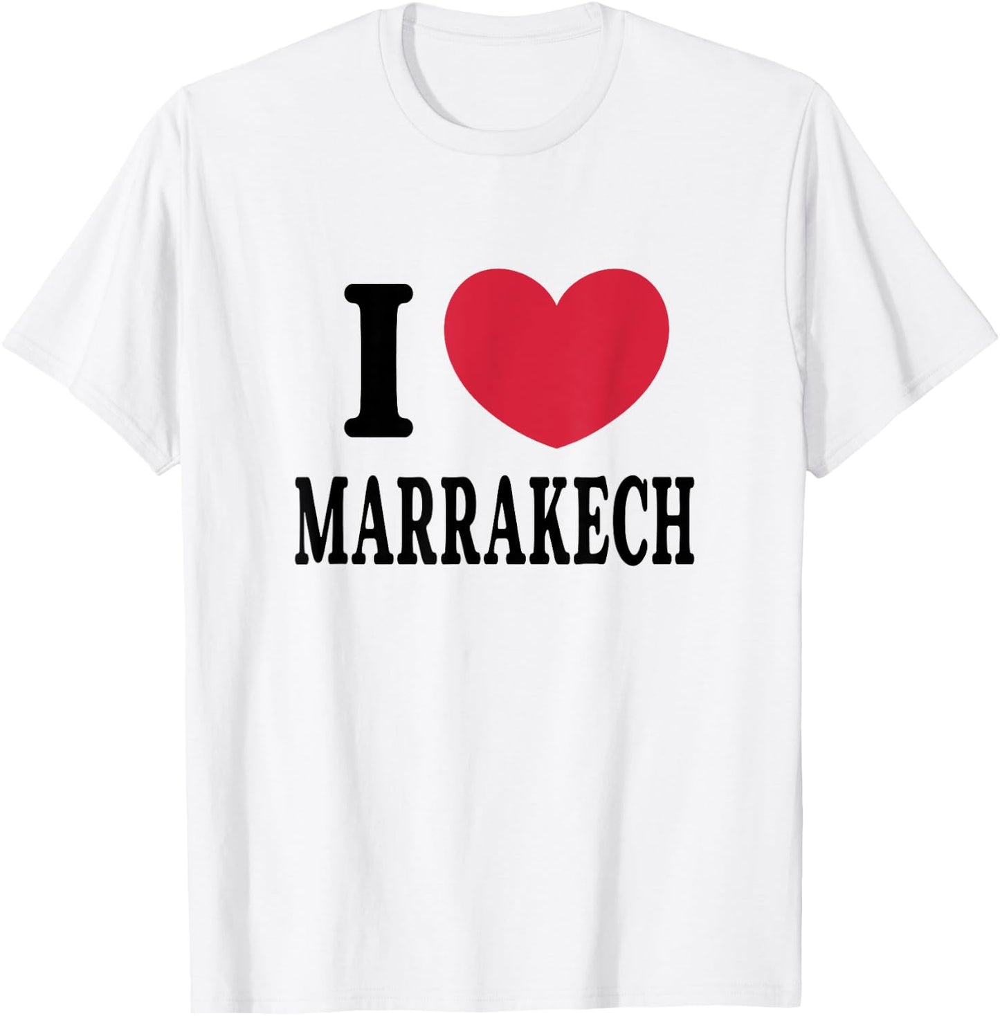I Love Marrakech T-Shirt - T-Shirt | White