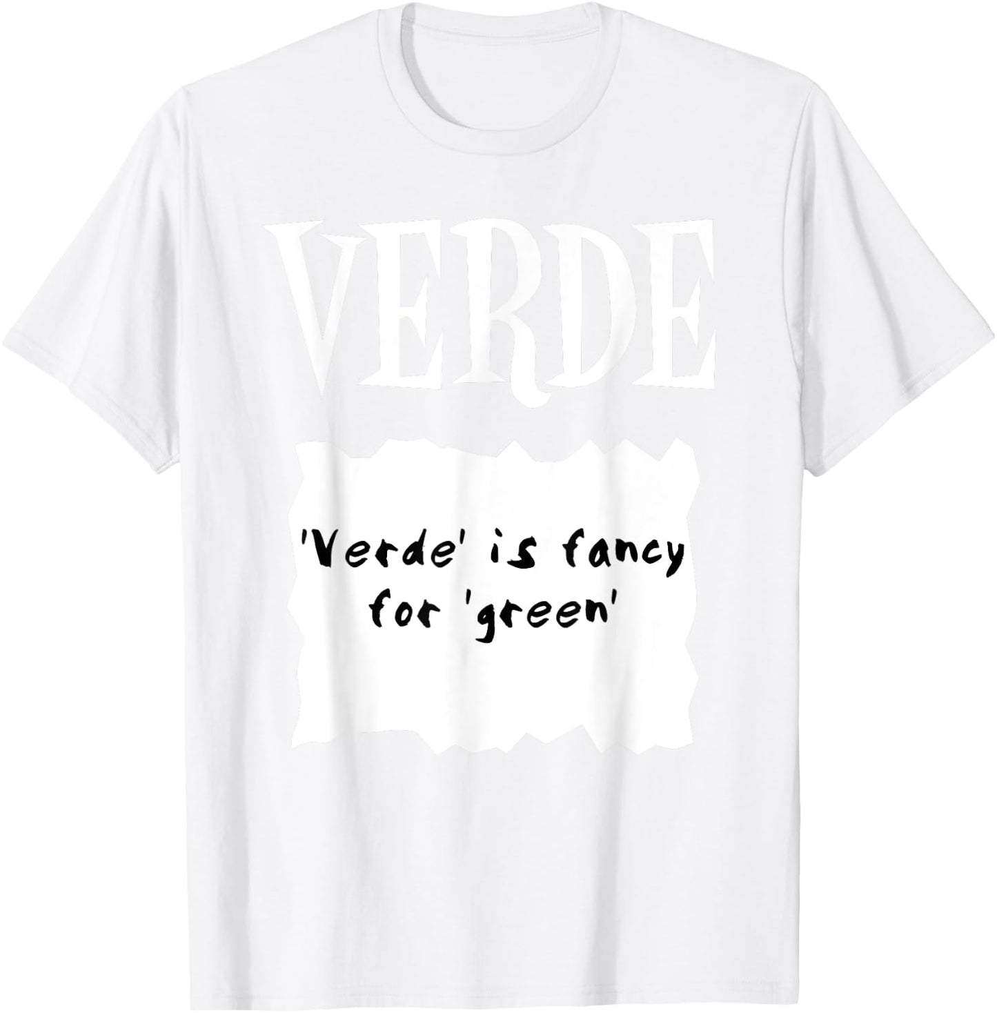 HOT SAUCES Group Halloween Costumes VERDE TACO SAUCE shirt T-Shirt - T-Shirt | White