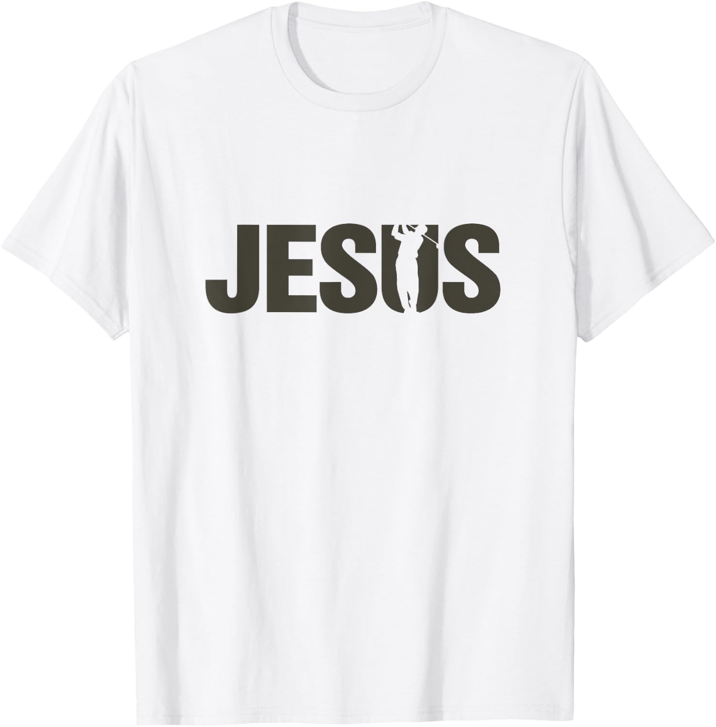 Jesus Christian Golf, Cool Spiritual Golfer Design T-Shirt - T-Shirt | White