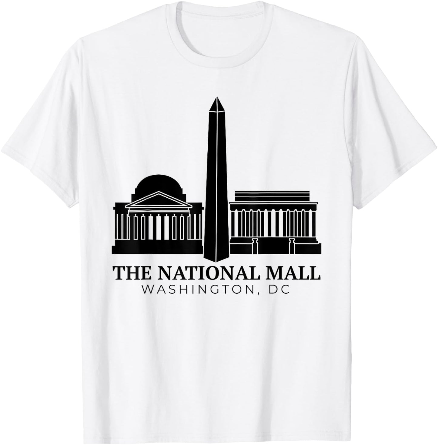 National Mall Shirt Washington DC Vacation Souvenir T-Shirt - T-Shirt | White