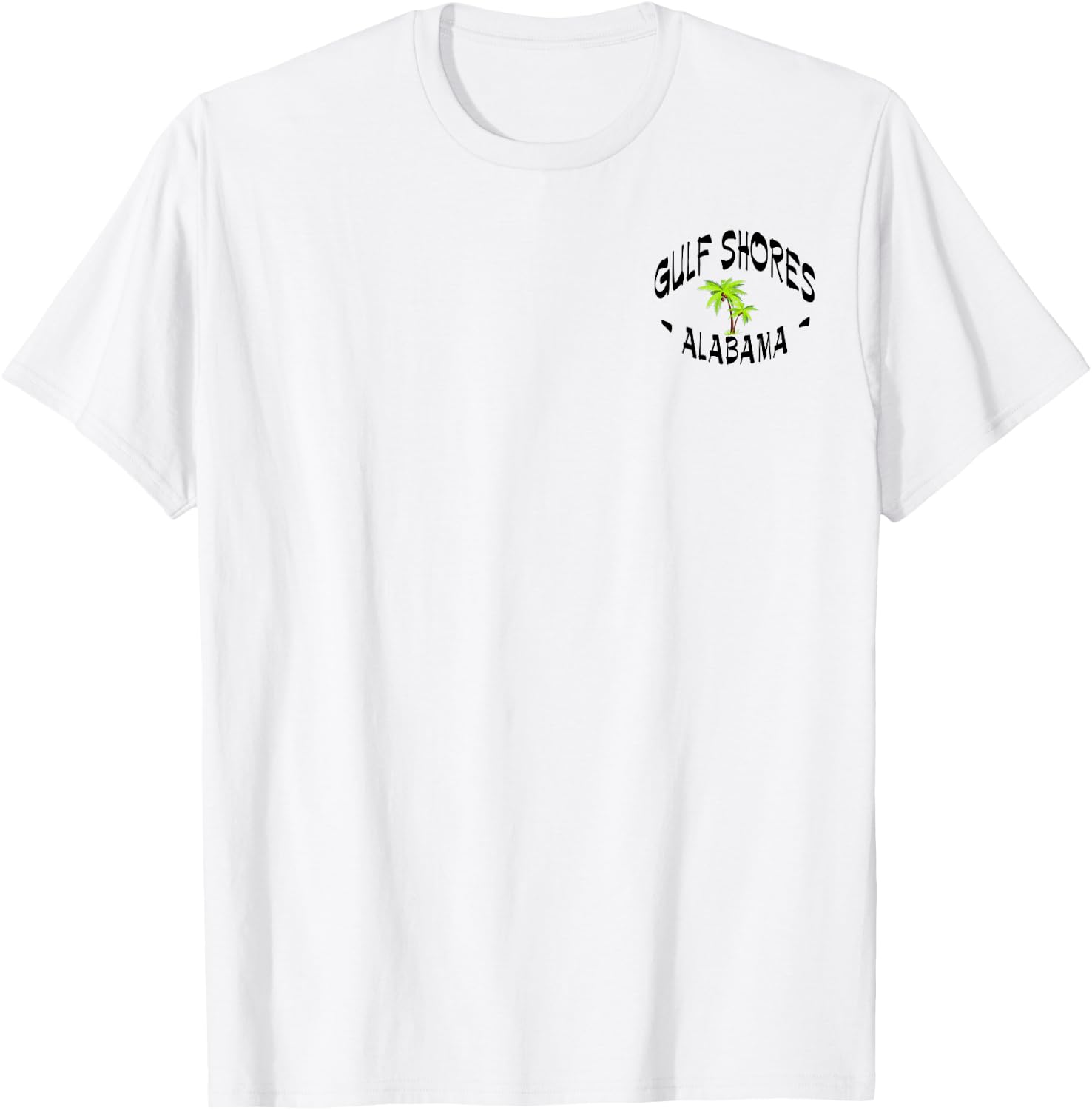 2 Sided Gulf Shores Alabama Tropical Vacation Paradise Gift T-Shirt - T-Shirt | White