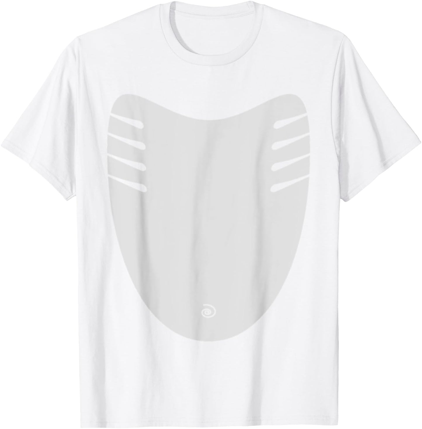 Shark Belly Costume Dolphin Animal Halloween T-Shirt - T-Shirt | White