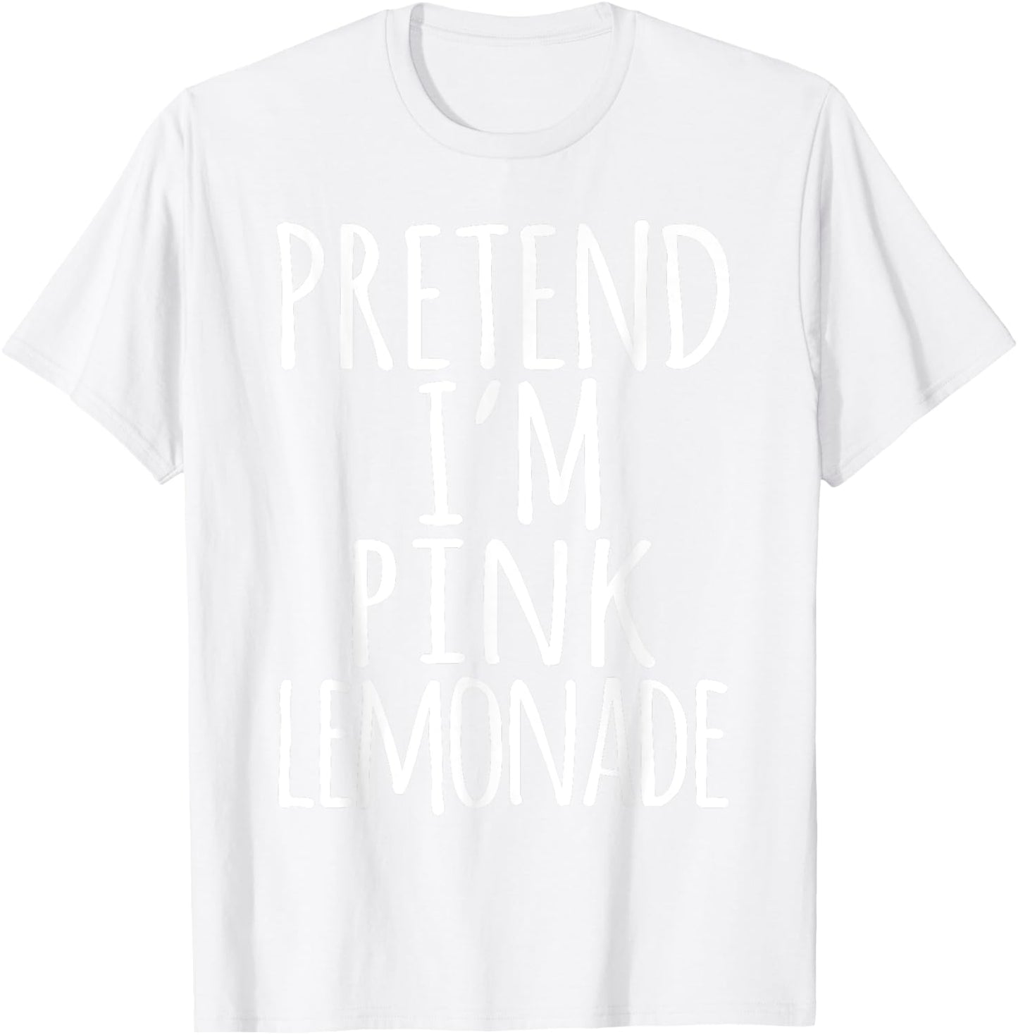 Funny Lazy Halloween Costume Shirt - Pink Lemonade Gift T-Shirt - T-Shirt | White