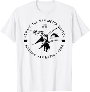 Beware the Van Meter Visitor Famous Cryptid Iowa T-Shirt - T-Shirt | White