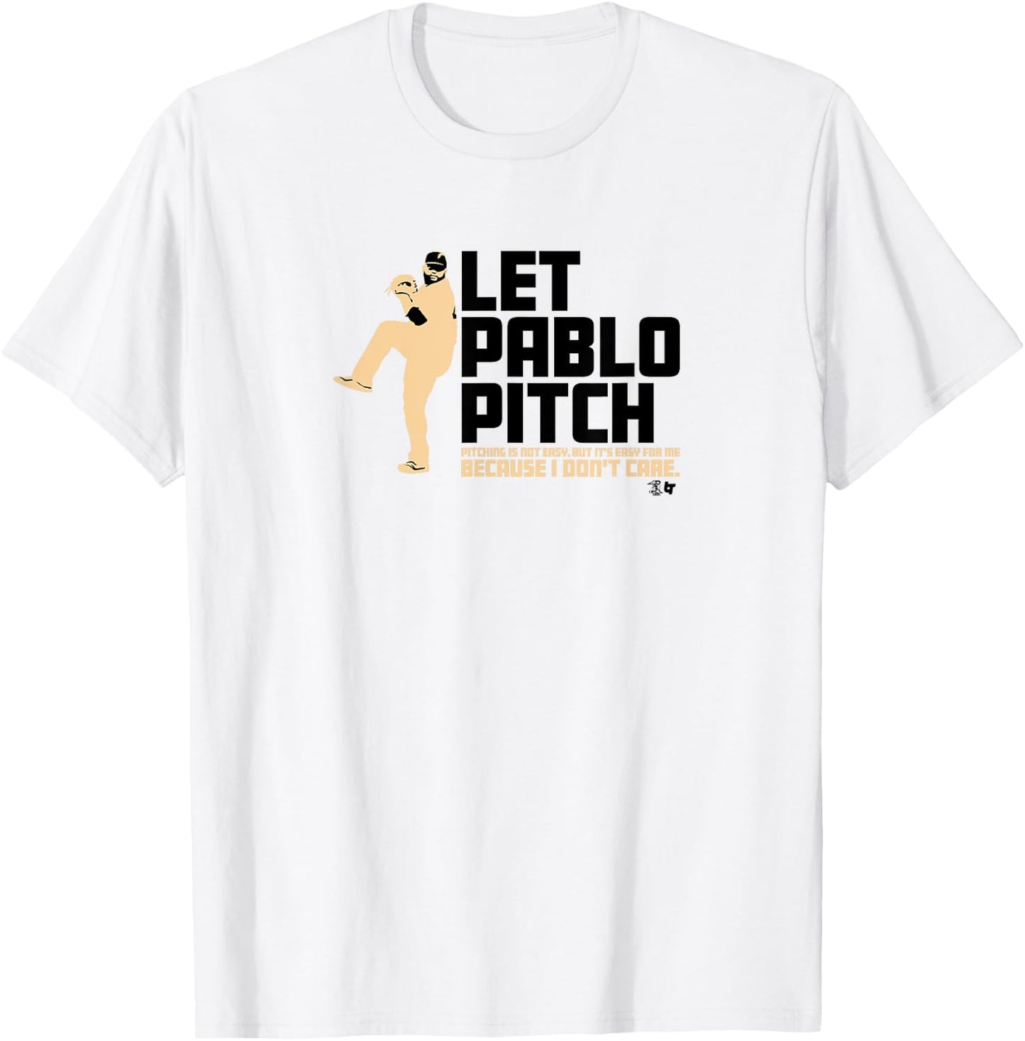 Officially licensed Pablo Sandoval - Let Pablo Pitch T-Shirt - T-Shirt | White