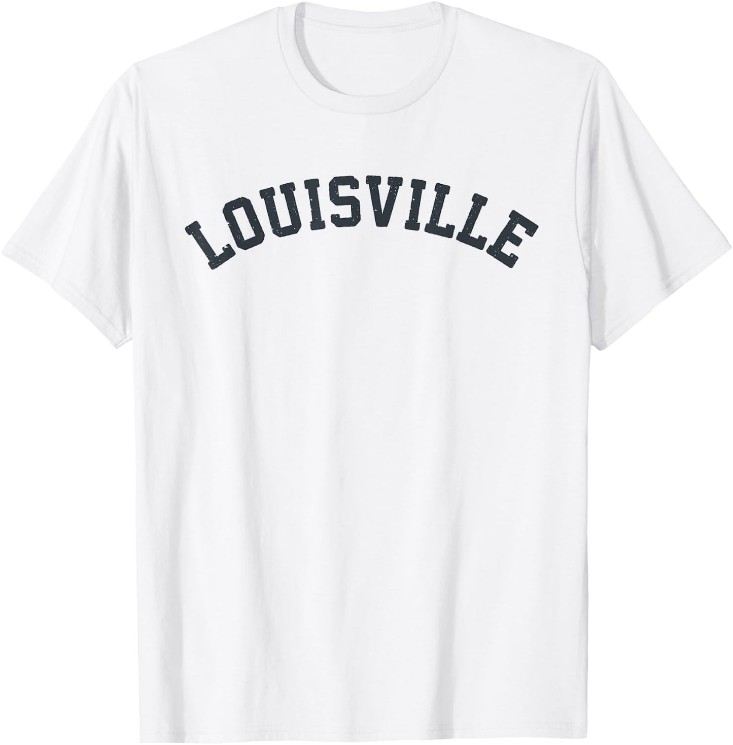 Vintage Louisville T Shirt Old Retro Louisville Sports Gift T-Shirt - T-Shirt | White
