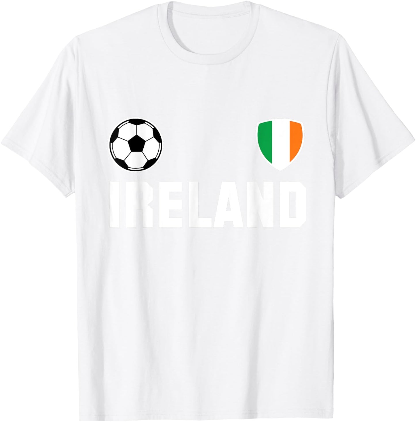 Ireland Soccer 2017, Football T-Shirt - T-Shirt | White