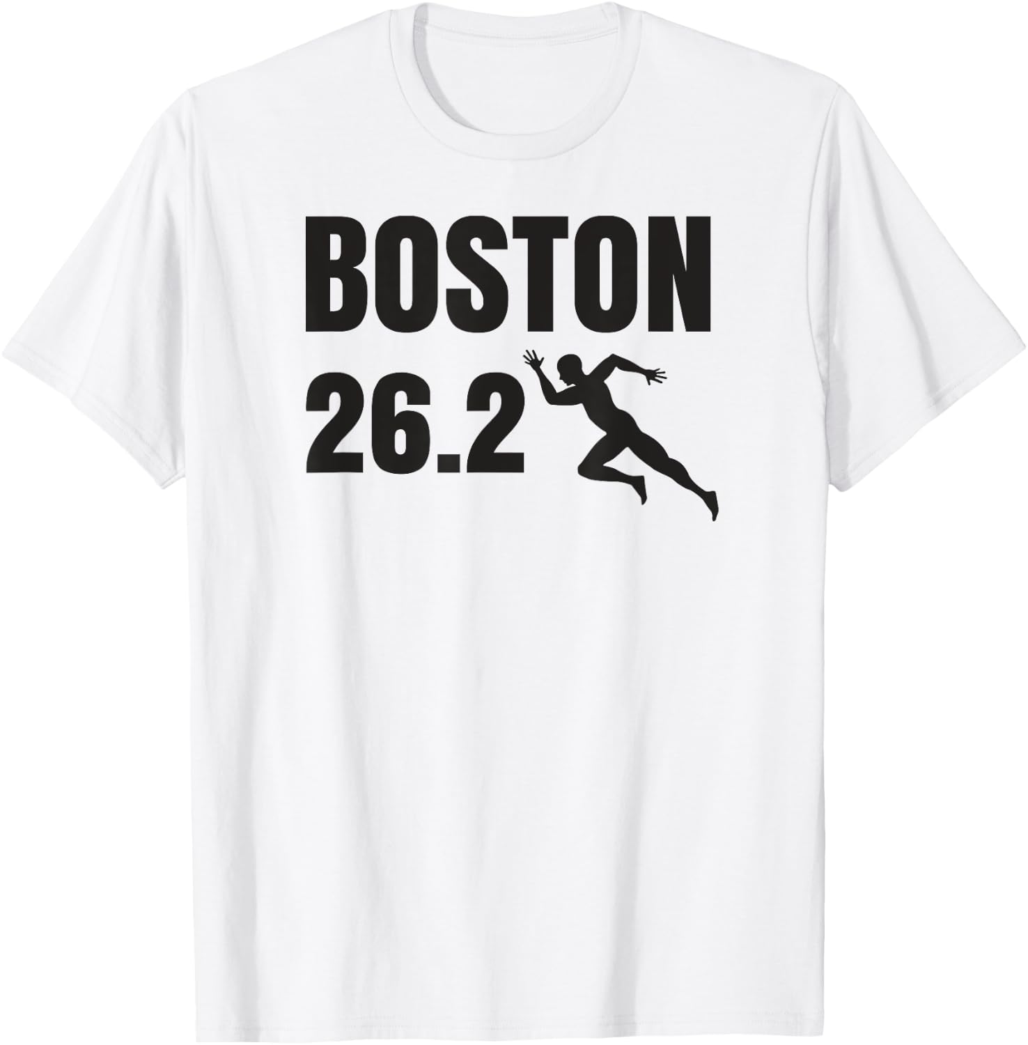 Boston 26.2 Marathon Running Shirt for Bostonians T-Shirt - T-Shirt | White