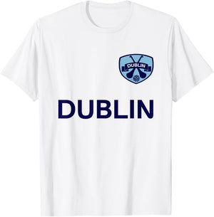 Ireland - County Dublin Football and Hurling T-Shirt - T-Shirt | White