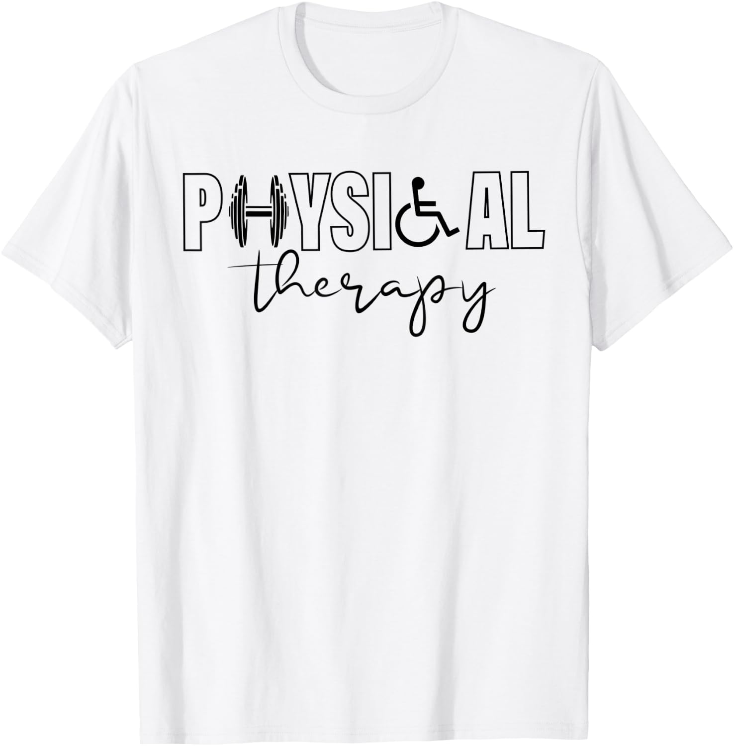 Physical Therapy Therapist Shirt National PT Month T-Shirt - T-Shirt | White