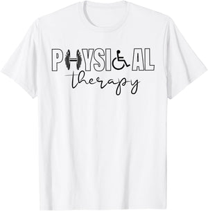 Physical Therapy Therapist Shirt National PT Month T-Shirt - T-Shirt | White