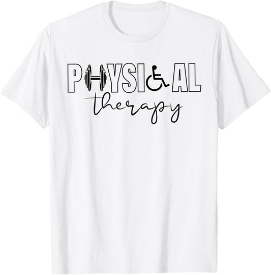 Physical Therapy Therapist Shirt National PT Month T-Shirt - T-Shirt | White