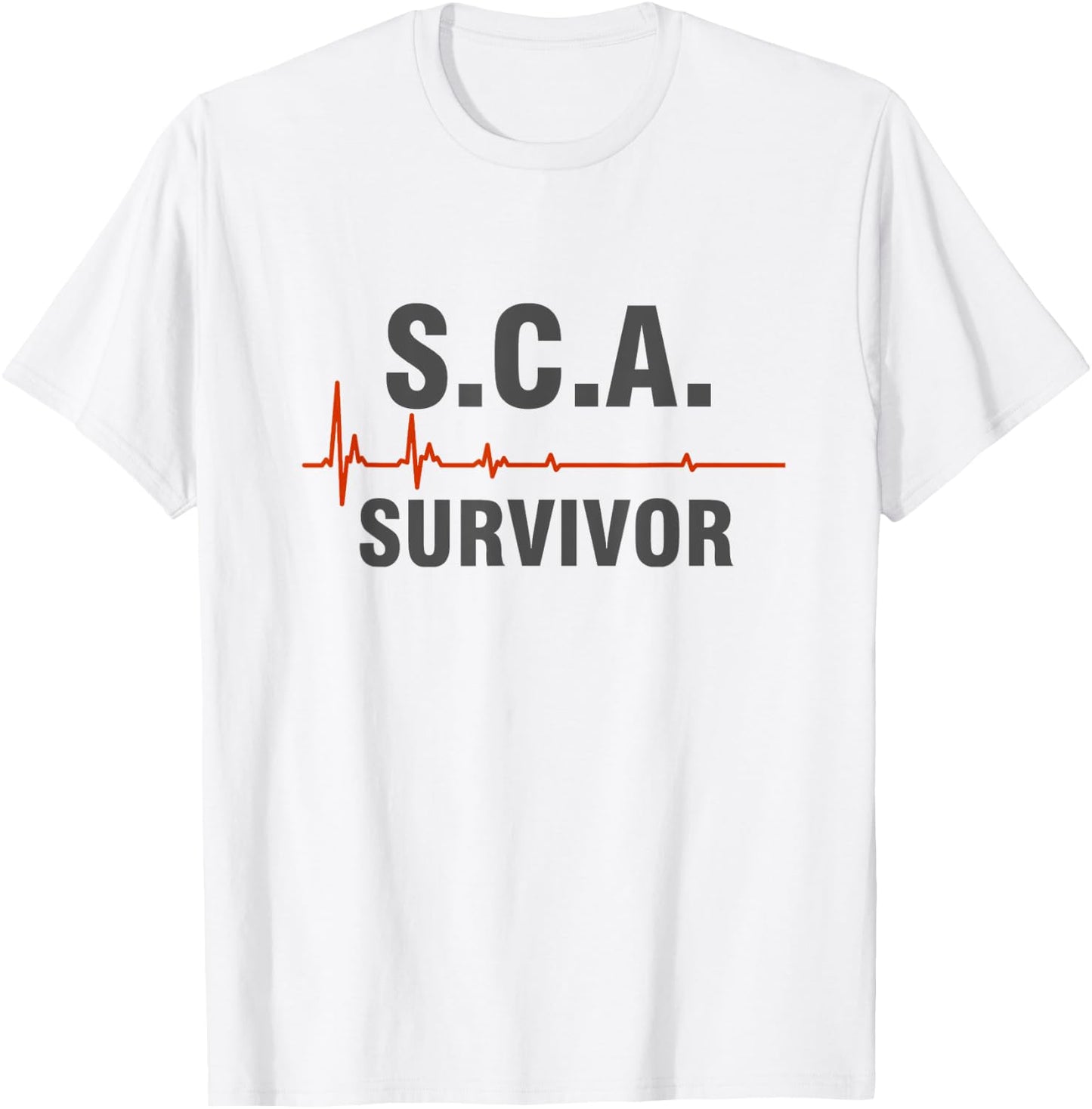 Sudden Cardiac Arrest Survivor T-Shirt - T-Shirt | White