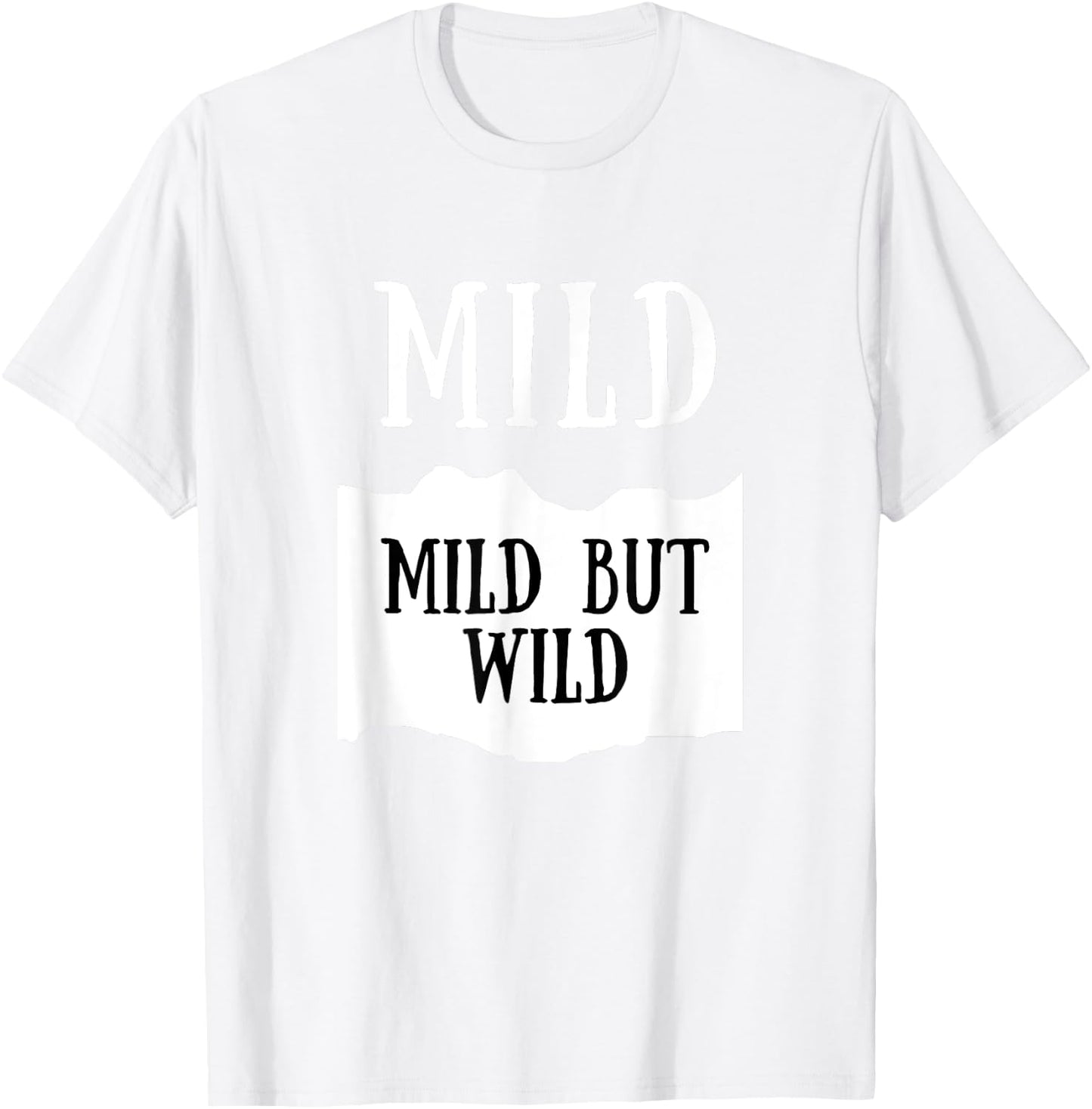 Mild But Wild Mild Hot Sauce Group Costume T-Shirt - T-Shirt | White
