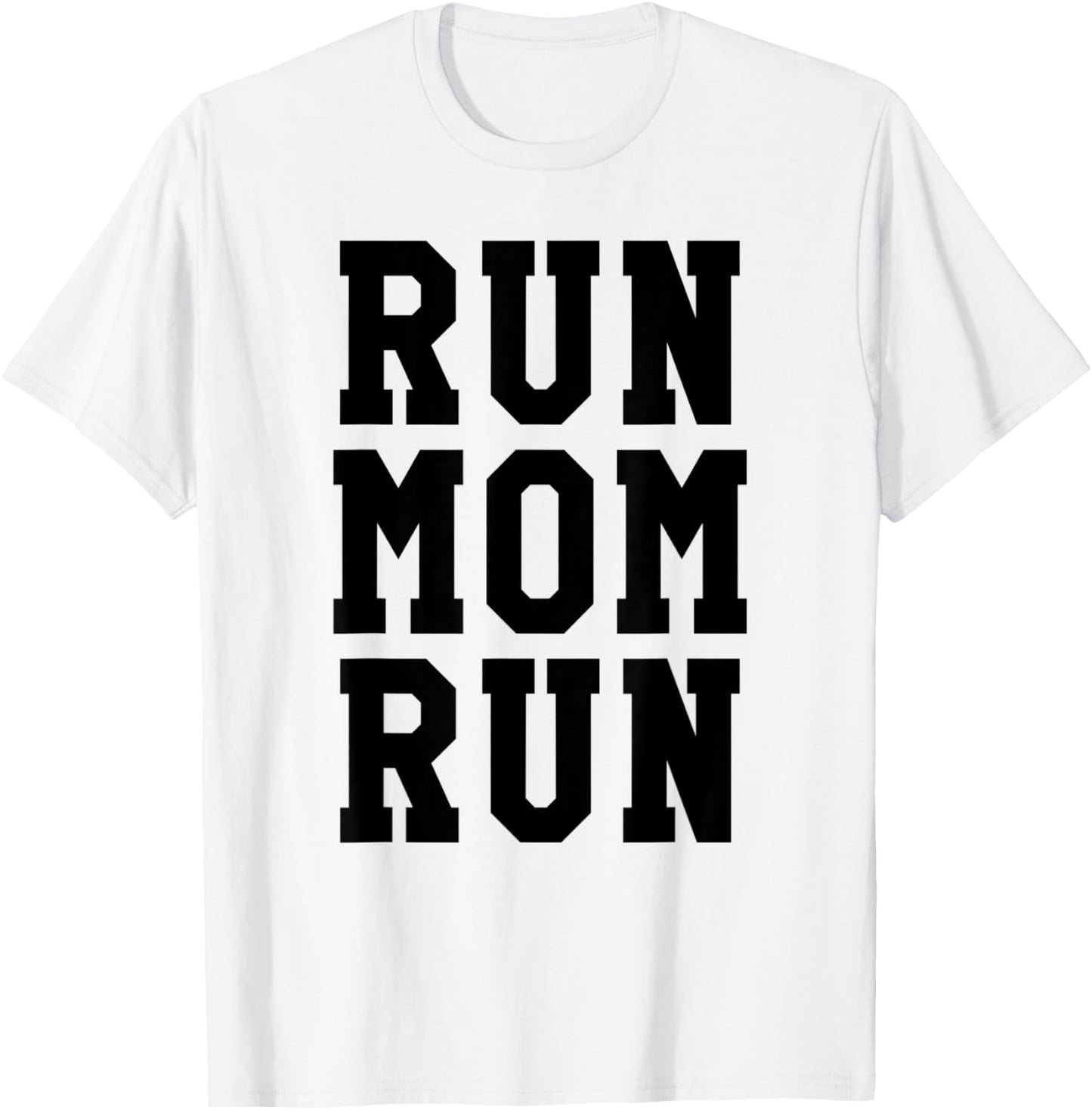 Funny Run Mom Marathon 5k Family Race Day Gift T-Shirt - T-Shirt | White