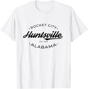 Huntsville Alabama Rocket City T-Shirt - T-Shirt | White