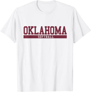 Oklahoma Softball T-Shirt - T-Shirt | White