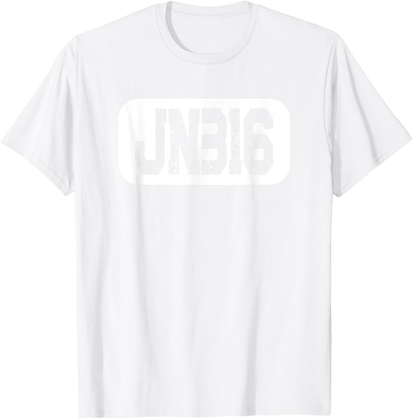John 3:16 Bible Verse Christian Inspirational Jesus Disciple T-Shirt - T-Shirt | White