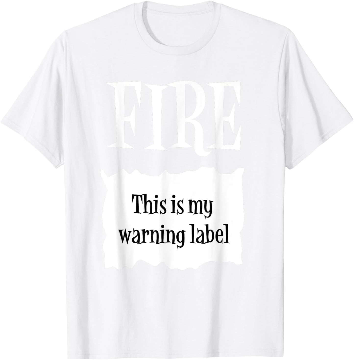 FIRE - Hot Packet Halloween Taco Costume T-Shirt - T-Shirt | White
